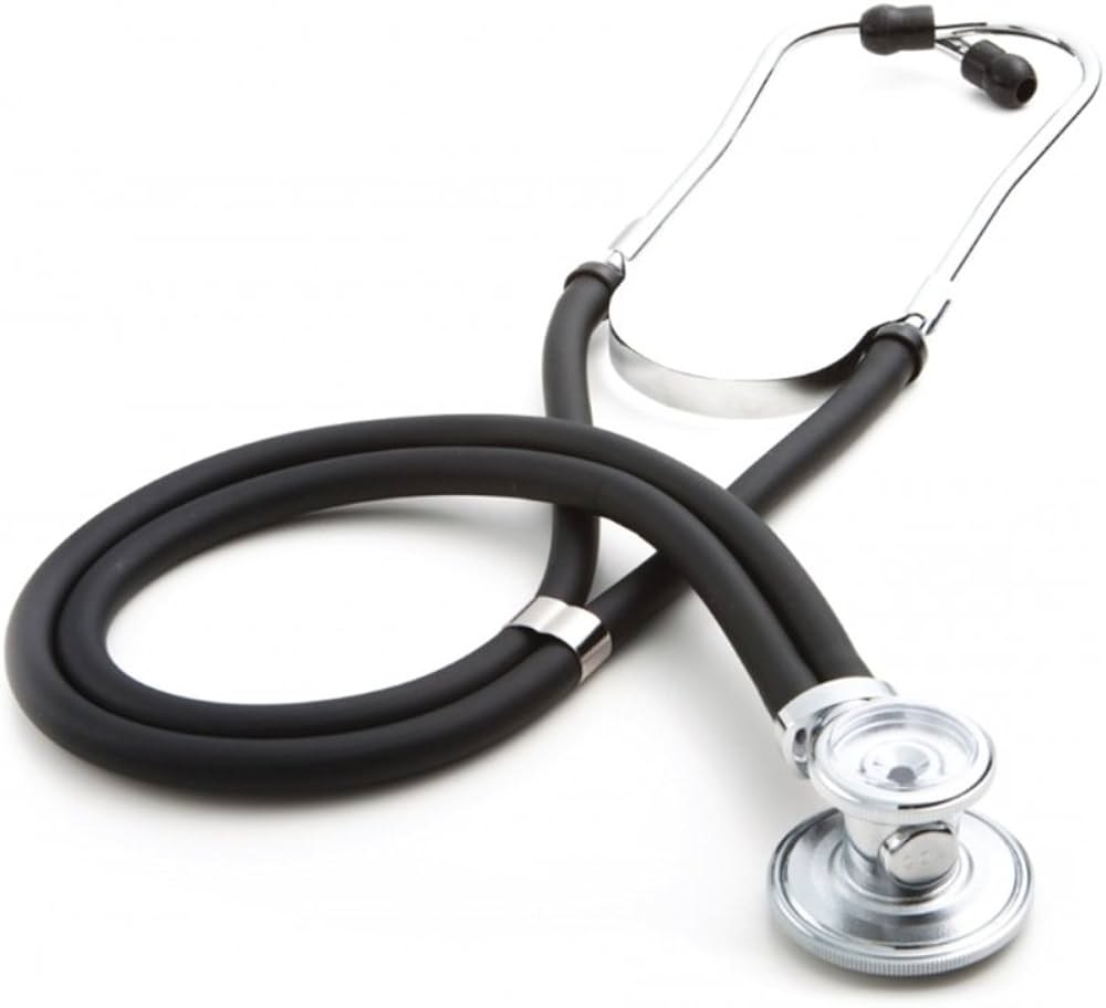 Stéthoscope double tubulure (Noir)